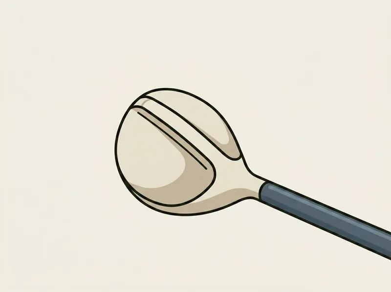 Illustration of a golf fairway wood lying with the sole of the head facing the viewer