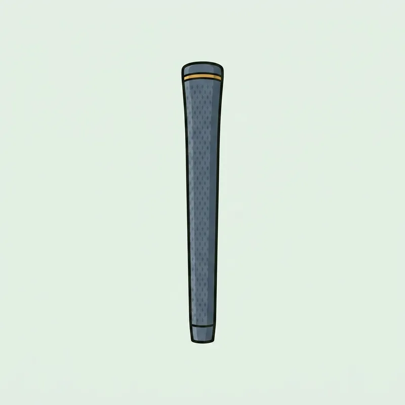 A single golf club grip shown alone against a plain background